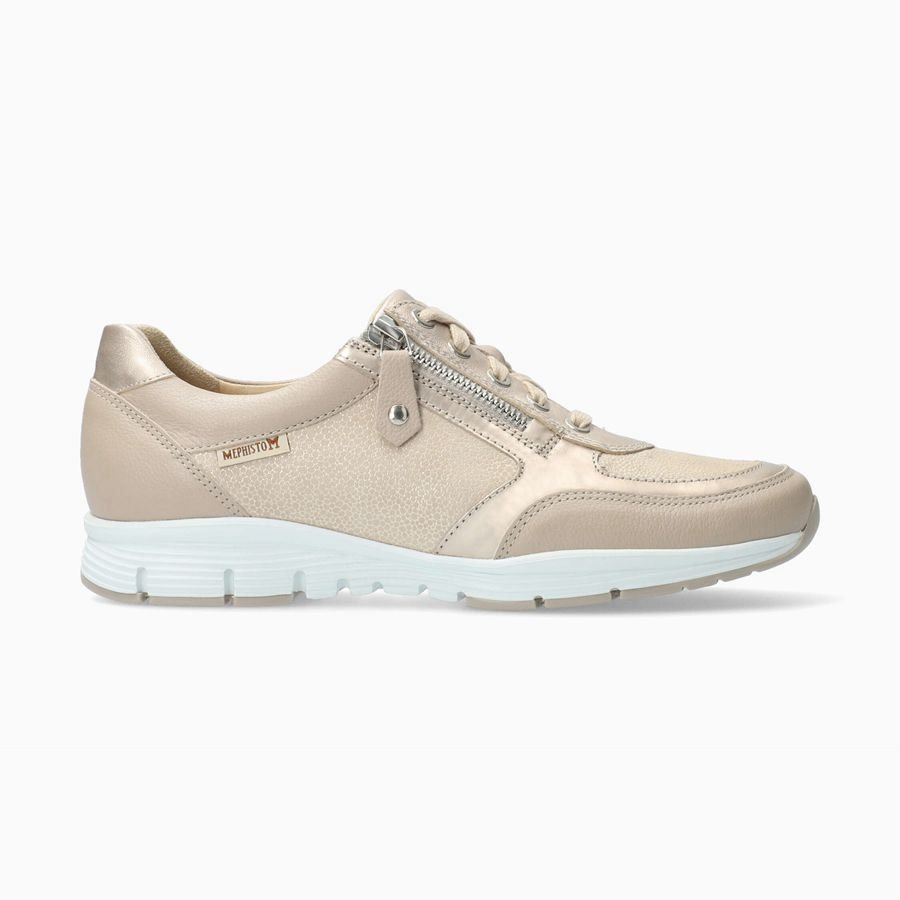 Mephisto YLONA Læder Sko 7659438-WI - Joggesko Dame Beige